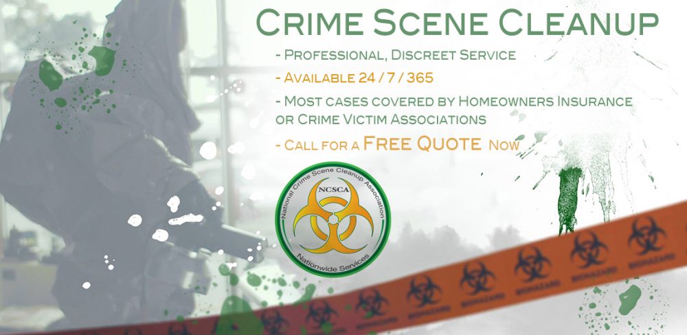 Who cleans up crime scenes?