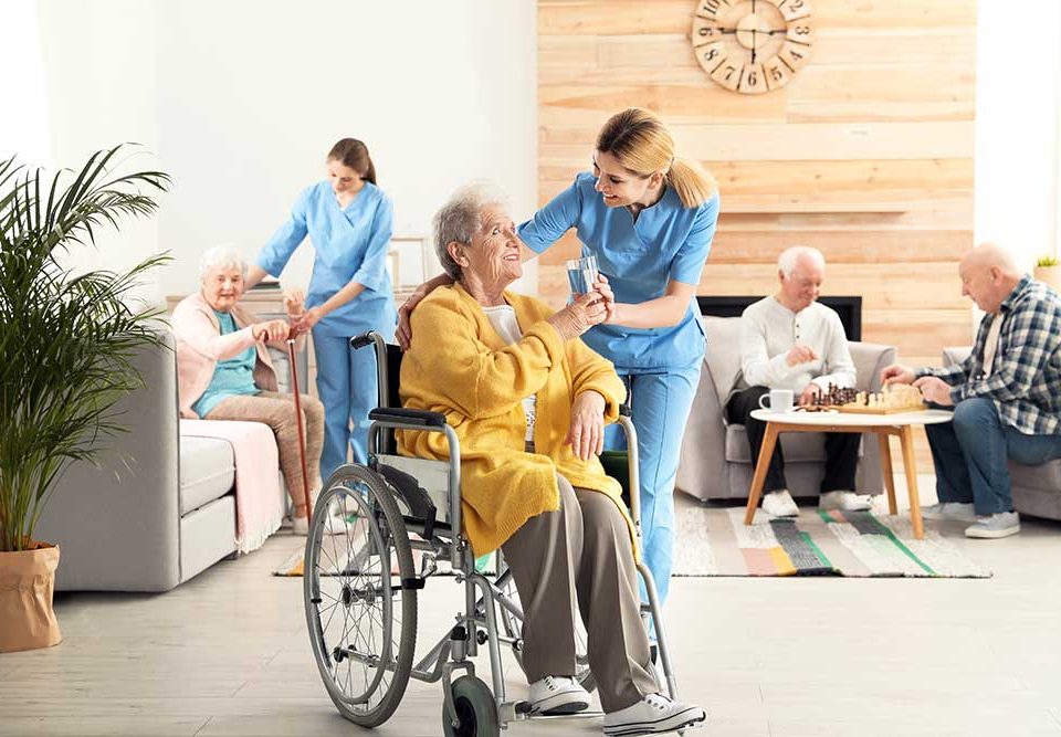 Cleaning diseases in a nursing home