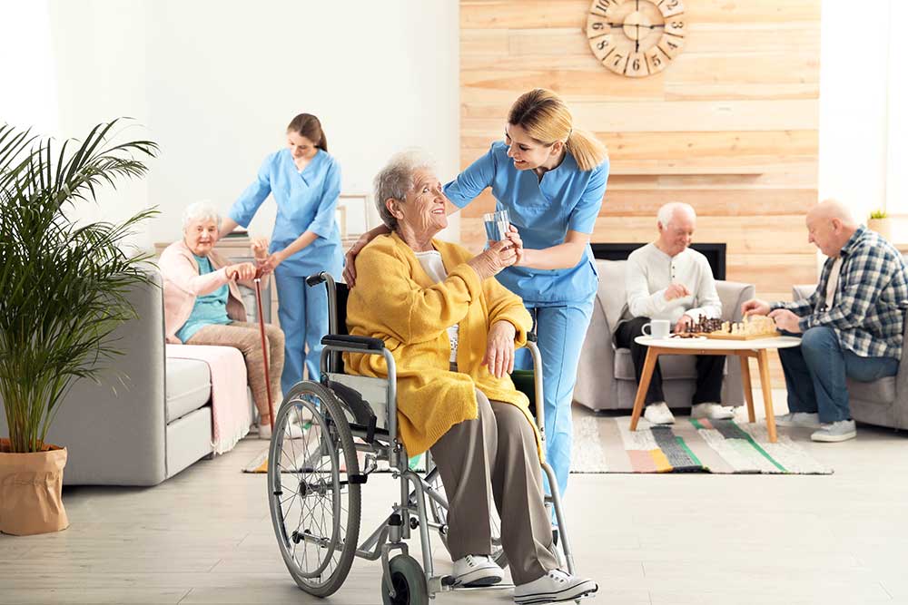 Cleaning diseases in a nursing home