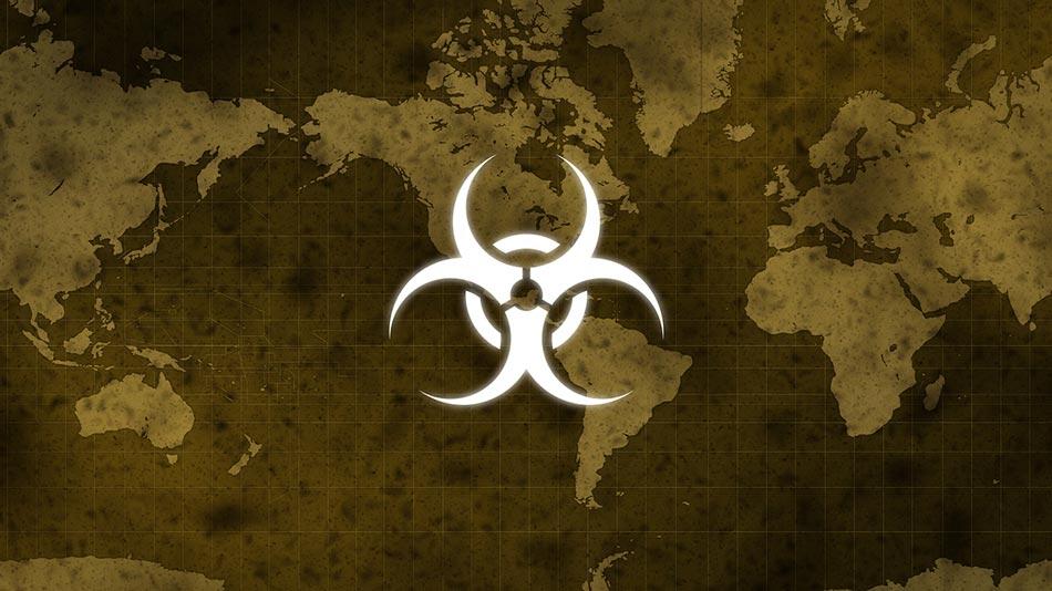 Biohazards on a map