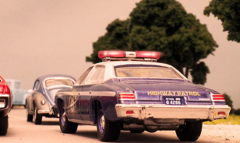 Classic cop car