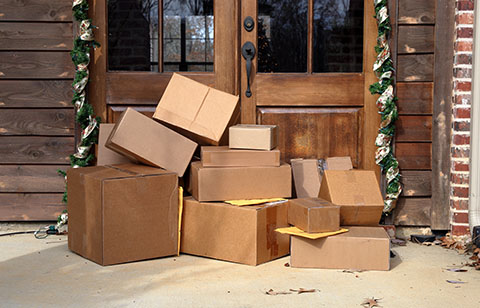 Be sure your stoop is cleared from cluttered mail or boxes, as it can draw the attention of burglars.