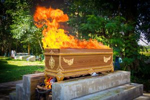 Coffin cremation