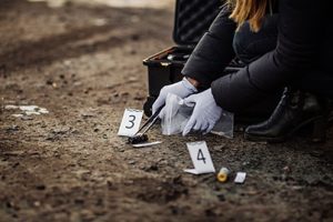 Investigators must use special gloves when collecting evidence.