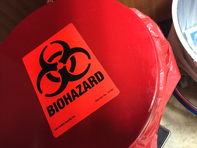 Biohazard Disposal Container