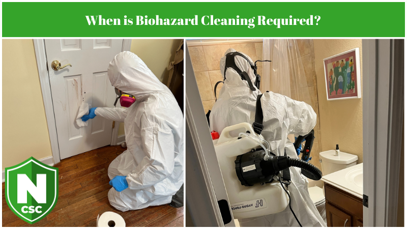 When is Biohazard Cleaning Required?