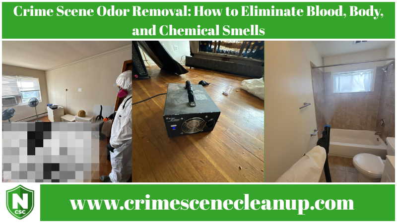 Crime Scene Odor Removal: How to Eliminate Blood, Body, and Chemical Smells