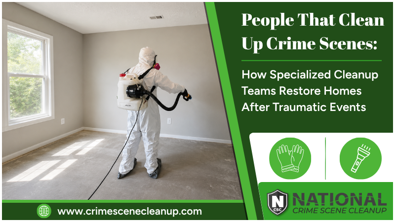 people that clean up crime scenes