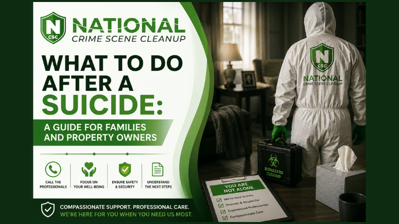 What to Do After a Suicide: A Guide for Families and Property Owners
