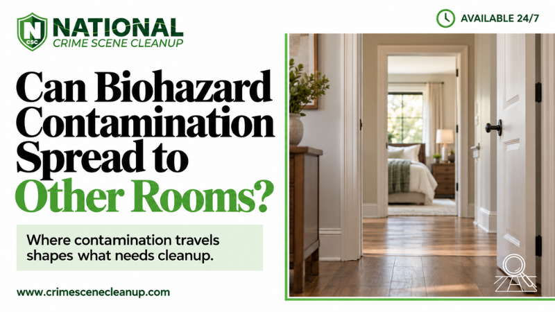 biohazard contamiantion spread